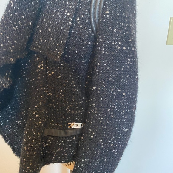 IRO moto sweater jacket cardigan - Picture 6 of 12